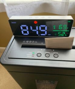 Frossvt Paper Shredder for Home Office Use, 12-Sheet Micro-Cut Paper and Credit Card, Security Level P-4, 5.3-Gallon Bin 41 61mDi0ZtLOL