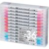 Kuretake ZIG CLEAN COLOR f 36 colors set, 0.5 mm & 1.2 mm, AP-Certified, Odourless, Xylene Free, Suitable for dark paper, Perfect for illustrating, sketching, designing and cartooning. Made in Japan f-36 colors set 14 61mFhoIrCnL