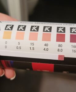 150 Ketone Test Strips with Free Keto Guide eBook & Free APP. Urine Test for Ketosis on Ketogenic & Low-Carb Diets. Extra-Long Strips. 30 61mHp50pMiL