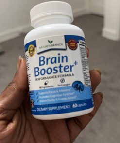 40-in-1 Brain Booster Supplement For Focus, Memory, Clarity, Energy | Advanced Vitamins Plus eBook | For Men & Women, Cognitive Function Nootropic Support with DMAE, Brain Health Formula | 60 Capsules 32 61mITrw6GgL