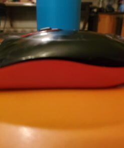 LeadsaiL Wireless Computer Mouse, 2.4G Portable Slim USB Mouse, Silent Click Cordless Mouse 3 Adjustable Levels, 4 Buttons Laptop Mouse for Windows Mac PC Notebook AA Battery-Red 39 61mKWamIMML