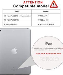 Alternative view of SPARIN Screen Protector Compatible with iPad 6th Generation 9.7 Inch/ iPad 5th Generation, Tempered Glass Compatible with iPad Air 2/ iPad Pro 9.7