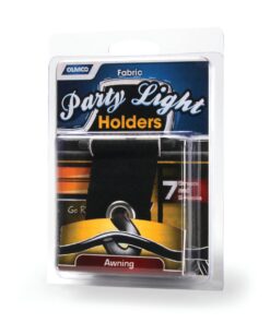 Alternative view of Camco 42733 Fabric Party Light Holders, Black, 7 Pack Awning Light Holder