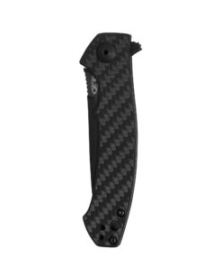 Zero Tolerance 0450CF; Folding Knife with 3.25” DLC-Coated S35VN Stainless Steel Blade, All-Black Carbon Fiber and Titanium Handle Scales, KVT Ball-Bearing Opening, Frame Lock, Pocketclip; 2.45 OZ. 28 61mPk2a4XdL