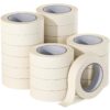 CREGEAR Masking Tape 20 Pack, 1inch × 55yards Per Roll, Beige White Masking Tape Bulk for Painting, Arts, Crafts, Label, Light Duty Packaging General Purpose, Total 1100 Yards/3300 Feet 39 61mQDvOVuhL