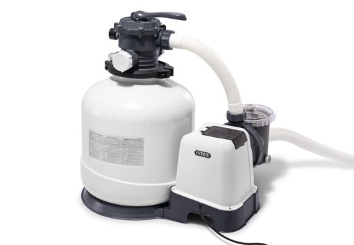 INTEX SX3000 Krystal Clear Sand Filter Pump for Above Ground Pools: 3000 GPH Pump Flow Rate – Improved Circulation and Filtration – Easy Installation – Improved Water Clarity – Easy-to-Clean 16in