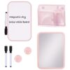 Svartur Magnetic Locker Accessories for Girls with Magnetic whiteboard, Locker Mirror and Magnetic Pen Holder, Pink Locker Decoration for School Locker, Back to School Essentials 17 61mVRoEnobL