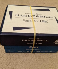 Hammermill Printer Paper, 20 Lb Copy Paper, 8.5 x 11 - 3 Ream (1,500 Sheets) - 92 Bright, Made in the USA, 500 Count (pack of 3) 500 Count (pack of 3) Letter (8.5x11) 35 61mWBQDkXxL
