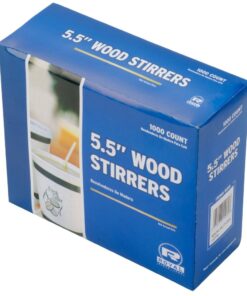 Royal 1000 Count Wood Coffee Beverage Stirrers, 5.5" 1 32 61mXUDBcQNL