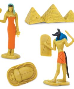 Safari Ltd. Ancient Egypt TOOB - 12 Mini Figurines: Nefertiti, Bastet, King Tut, Isis, Amulet, Mummy, Scarab, Pyramids, Sphinx, Thoth, Anubis & More - Educational Toys Boys, Girls & Kids 3+ 19 61mXUOao2SL
