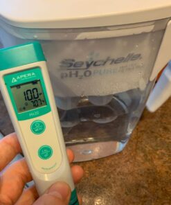 Seychelle pH2O Alkaline Water Filter Pitcher - pH Enhancing Filtration - USA-Made Filter, 64oz 20 61mYJnA2m L