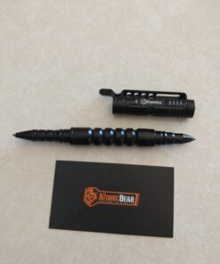 The Atomic Bear Tactical Pen - Pen With Window Breaker - Used in Police and Military Gear - Ballpoint Pens with Free 2nd ink refill 40 61mYLGE2y3L