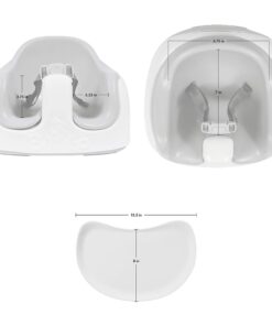 Alternative view of Bumbo Adjustable Height 3-in-1 Multi Seat, Non Slip Booster, Baby Chair for Eating & Chair for Toddlers 1-3 w/Removable Tray & Buckle Strap, Cool Gray Cool Grey