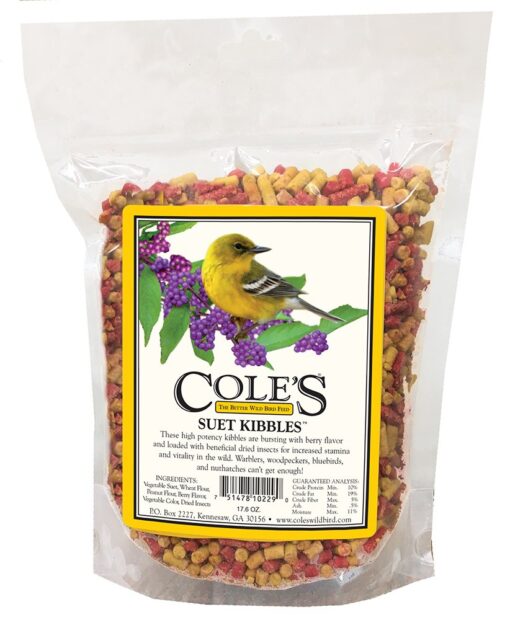 Cole's SKSU Suet Kibble Bird Food, 17.6-Ounce