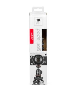 Joby JB01503 GorillaPod 1K Kit. Compact Tripod 1K Stand and Ballhead 1K for Compact Mirrorless Cameras or Devices up to 1k (2.2lbs). Black/Charcoal. 32 61mdeJ9qWsL