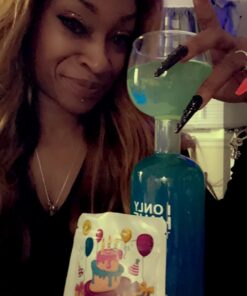 BigMouth Inc. Wine Bottle Glass - “I Only Have Time for 1 Glass of Wine”, Large Wine Glass, Holds an entire 750mL Bottle of Wine One Glass 13 61megDBH5cL