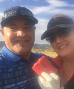 TecTecTec VPRO500 Golf Rangefinder with High-Precision, Laser Range Finder Binoculars with Pinsensor and Battery, Golf Accessories for Golfing and Hunting - Black Non-Slope 19 61meyeyDRkL