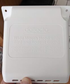 4" WHT DRYER VENT WIDE MOUTH 18 61mf0tsb7sL