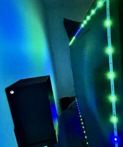 Govee 16.4ft RGBIC LED Strip Lights H617A, Smart LED Lights, App Control with Segmented DIY, Music Sync Mode, Bluetooth Control, Color Changing LED Light Strips for Bedroom, Gaming Room and Desk 47 61mfh68drrL