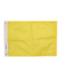 Premium Quality Yellow Q Quarantine Quebec Bahamas ICS Courtesy Boat Flag (12 inches x 18 inches) 9 61mgOvS36qL