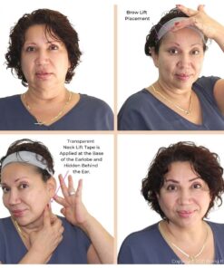 Bring It Up Instant Face Lift Tape Kit: 30-Day Supply, Transparent Neck & Eyebrow Lift Strips, Anti-Wrinkle Stickers 11 61mhNCqwxvL