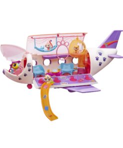 Littlest Pet Shop Pet Jet Playset Toy, Includes 4 Pets, Adult Assembly Required (No Tools Needed), Ages 4 and Up (Amazon Exclusive) Frustration Free Packaging 17 61miWlUBIbL