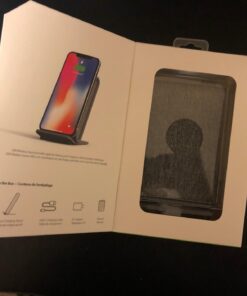 iOttie Ion Wireless Fast Charging Stand, Qi-Certified Charger 7.5W for IPhone XS Max R 8 Plus 10W for Samsung S9 Note 9, Includes USB C Cable & AC Adapter, Ash 35 61mjJpgxurL