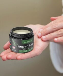 DAILY REMEDY Tea Tree Oil Extra Strength Super Balm - Athletes Foot Cream Combats Ringworm, Jock Itch, Nail Issues - Nourishes Cracked Itchy Skin on Body & Feet - Made in USA 2 Ounce (Pack of 1) 26 61mlNJiYT2L 3