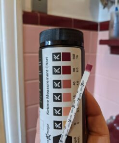 150 Ketone Test Strips with Free Keto Guide eBook & Free APP. Urine Test for Ketosis on Ketogenic & Low-Carb Diets. Extra-Long Strips. 37 61mnwk1u9EL