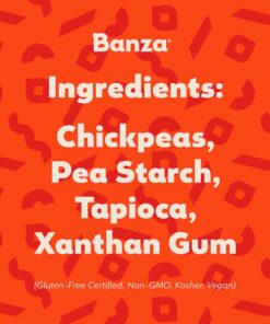 Banza Chickpea Pasta, Variety Pack (2 Penne/2 Rotini/2 Shells) - Gluten Free Healthy Pasta, High Protein, Lower Carb and Non-GMO - 8 oz (Pack of 6) (2 Penne/2 Rotini/2 Shells) 23 61moO9jf5lL