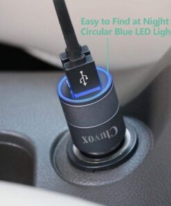 Cluvox 18W USB Fast Charger Set, Compatible for Google Pixel 8 Pro/7/6/5/4/iPhone 15 Plus/Pro Max, Galaxy Phone Quick Charge 3.0 Charger kit, Rapid Car Charger+Wall Charger with 2 Type C Cord 3ft 8 61moondR2aL