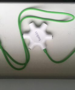 Belkin Rockstar 5-Jack Multi Headphone Audio Splitter (Light Green) - Headphone Splitter Designed To Connect Up To 5 Devices For Classrooms, Audio Mixing & Shared Experiences - For iPhone, iPad & More Light Green 19 61mq6HOSsfL