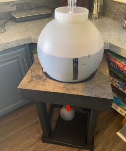 FASTFERMENT - FFT FastFerment Conical Fermenter 7.9 Gallon HomeBrew Kit BPA Free Food grade Primary Carboy Fermenter: Beer Brewing, Wine Fermentation or a Hard Cider brewing kit. Wall mount included 23 61mq7rJETsL
