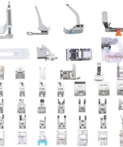 Alternative view of Professional Domestic 52 PCS Sewing Machine Sewing Foot Presser Foot Presser Feet Set for Brother, Singer, Babylock, Janome, Elna, Toyota, New Home, Simplicity and Kenmore Low Shank Sewing Machines