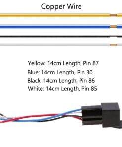 ESUPPORT Car Relay 12V 40A SPST 4Pin Switch Socket Plug Wire Harness Automotive Pack of 5 40A 4Pin SPST 15 61mqL1QysYL