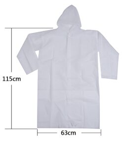 Mudder Women's Raincoat One Size White 20 61mr9TzdL