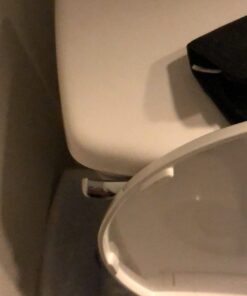 Qualihome Toilet Handle Lever Flush Replacement, Front Mount, Chrome, Universal Fitting Chrome Polished 41 61msbsPTTL