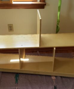 ECR4Kids 5-Compartment Mobile Storage Cabinet, 30in, Classroom Furniture, Natural Classic 48 61msidiXjCL