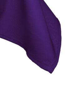 LinenTablecloth 20-Inch Polyester Napkins (1-Dozen) Purple 20 inch 8 61mtqipUnML