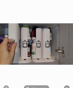 Cabinet Caddy SNAP! Sliding Spice Rack Organizer for Cabinet, Just Pull & Rotate, 3 Snap-In Shelves Adjust for 5 Levels of Storage, Magnetic Modular Design, Non-Skid Base, 8.9”H x 6.1”W x 10.8”D 41 61mw924YDL