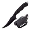 Snake Eye Tactical 9" Full Tang Tactical Knife with Sharpener and ABS Plastic Sheath (1148-BK) 1148-BK 45 61mwLMGngVL