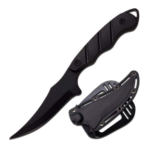 Snake Eye Tactical 9" Full Tang Tactical Knife with Sharpener and ABS Plastic Sheath (1148-BK) 1148-BK