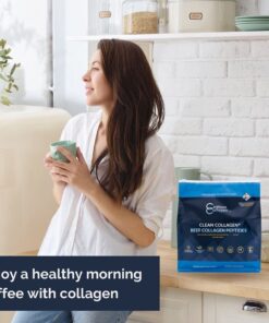 Collagen Peptides Powder 5lb (80oz) Pouch - Clean Collagen® - Unflavored, Grass Fed, Paleo, Non GMO, Kosher - Highly Soluble Protein 5 Pound (Pack of 1) 26 61mwgXDjRQL