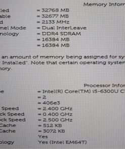 Crucial 32GB Kit (16GBx2) DDR4 2133 MT/s (PC4-17000) DR x8 SODIMM 260-Pin Memory - CT2K16G4SFD8213 32GB Kit (16GBx2) Dual Rank 13 61mwmirgCIL