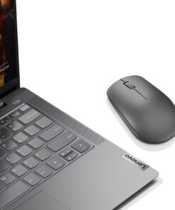 Lenovo 530 Full Size Wireless Computer Mouse for PC, Laptop, Computer with Windows - 2.4 GHz Nano USB Receiver - Ambidextrous Design - 12 Months Battery Life - Graphite Grey 19 61mzlz72O9L