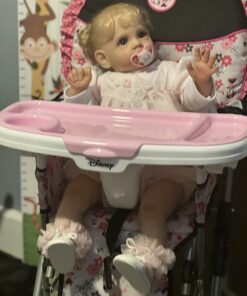 Disney Baby Minnie Mouse Simple Fold Plus High Chair with 3-Position Tray (Garden Delight) Garden Delight 29 61n WuUtcxL