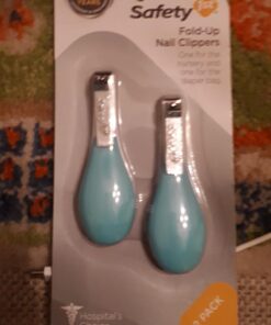 Safety 1st Fold-Up Nail Clipper, 2-Count - Colors May Vary 25 61n c18iJSL