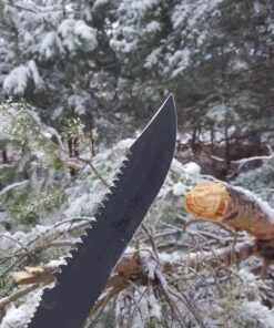 SOG Jungle Primitive Fixed Blade- Field and Camping Tactical Machete with Sheath for Clearing Brush, Full Tang Survival Knife 15.3 Inches (F03TN-CP), Steel,Black 39 61n qAT0k6L