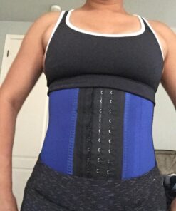 Ann Chery 2023 Corset Waist Trainer for Women - Colombian Waist Cincher - 3 Hook Latex Body Shaper Large Blue 23 61n083oVqeL