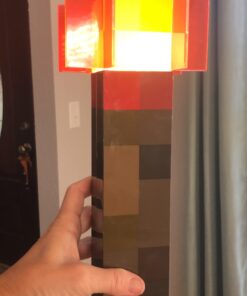 Minecraft Toys Redstone Torch 12.6 Inch LED Lamp | USB Rechargeable For Nightlight, Costume Cosplay, Roleplay 30 61n0SraSAoL